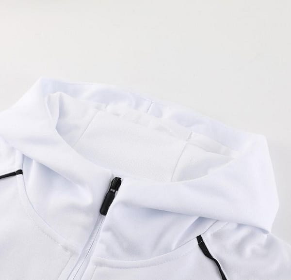23/24 Napoli White Full Zipper Hoodie Jacket+Pants - Image 14