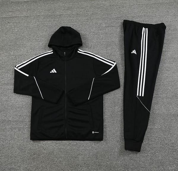 2024 Adidas Black Full Zipper HoodieJacket+Pants - Image 13