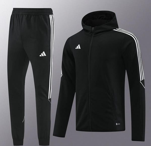 2024 Adidas Black Full Zipper HoodieJacket+Pants - Image 21