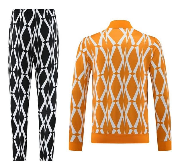 2024 Ivory Coast Orange Full Zipper Jacket+Pants - Image 19