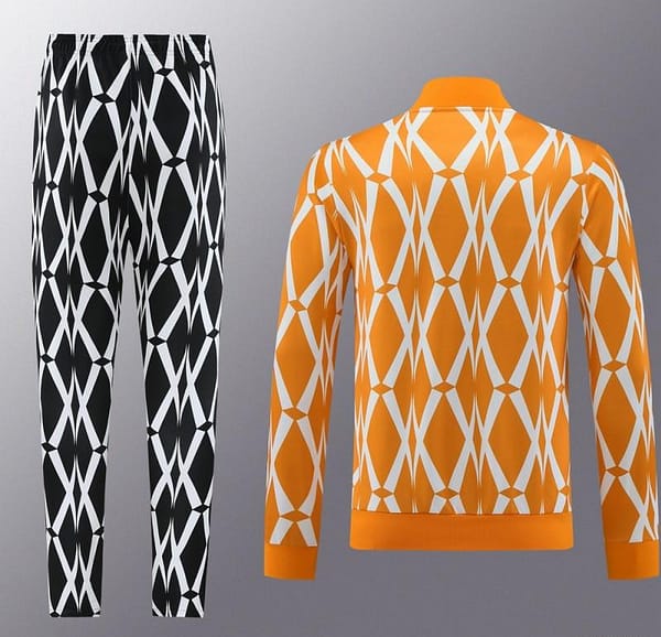 2024 Ivory Coast Orange Full Zipper Jacket+Pants - Image 21