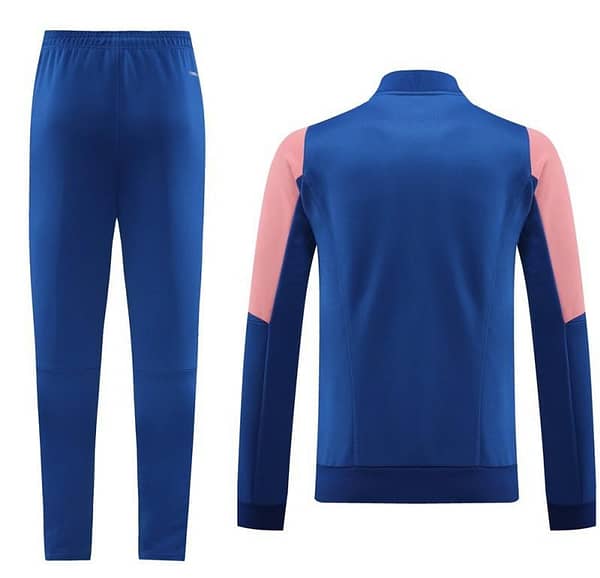 23/24  Olympique Lyonnais Lyon Blue/Pink Full Zipper Jacket+Pants - Image 18