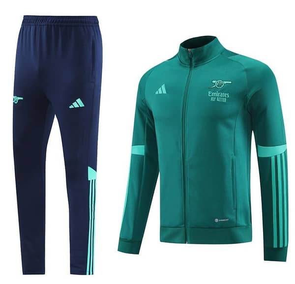 23/24 Arsenal Green Full Zipper Jacket+Pants
