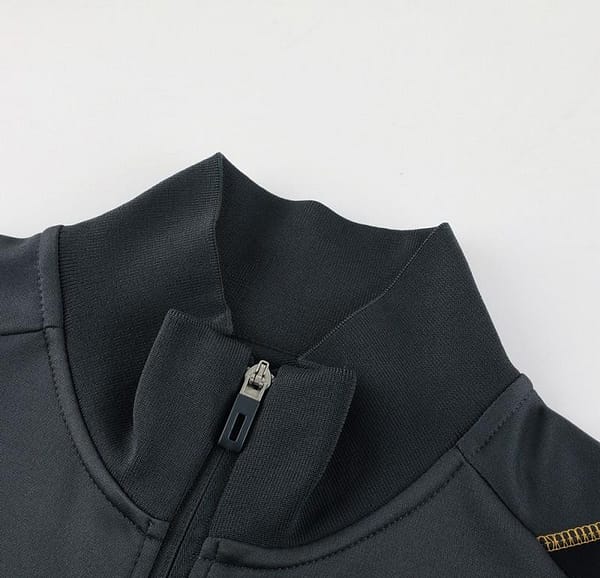 23/24 Real Madrid Grey/Black Full Zipper Jacket+Pants - Image 5