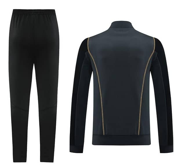 23/24 Real Madrid Grey/Black Full Zipper Jacket+Pants - Image 15