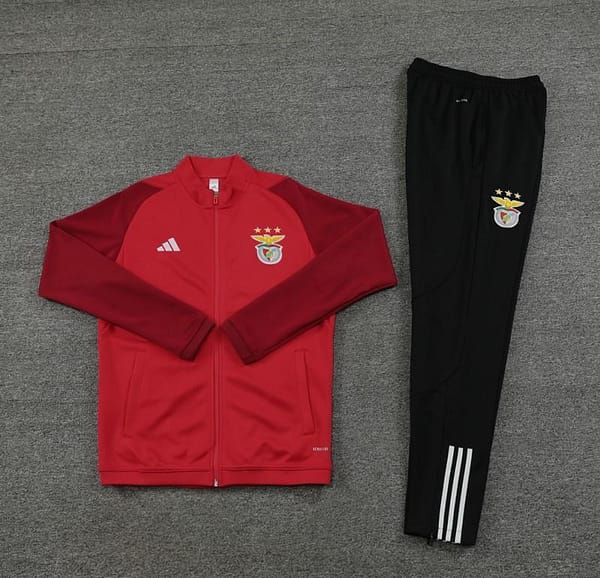 23/24 Benfica Red Full Zipper Jacket+Pants - Image 9