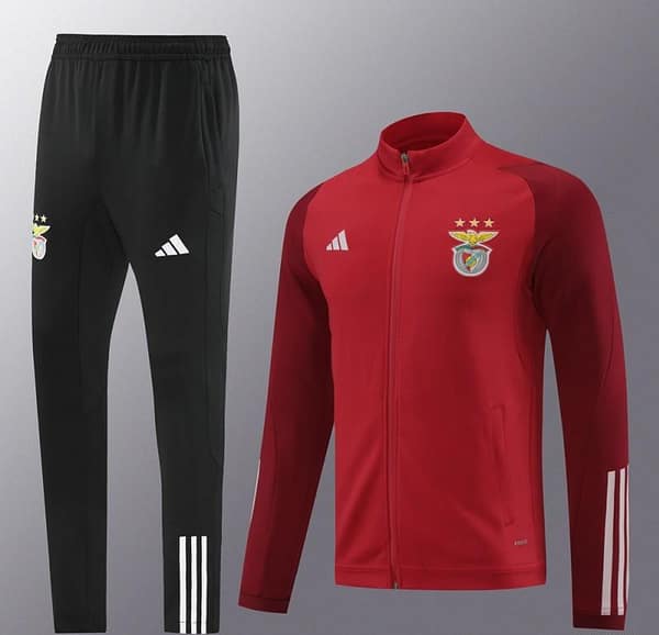 23/24 Benfica Red Full Zipper Jacket+Pants - Image 18