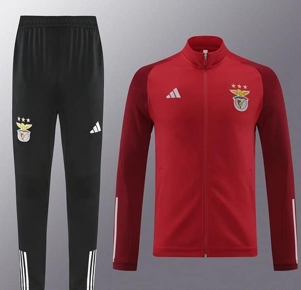 23/24 Benfica Red Full Zipper Jacket+Pants - Image 19