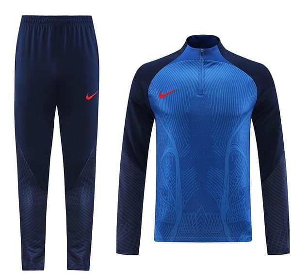 2024 Nike Blue/Navy Half Zipper Jacket+Pants - Image 2