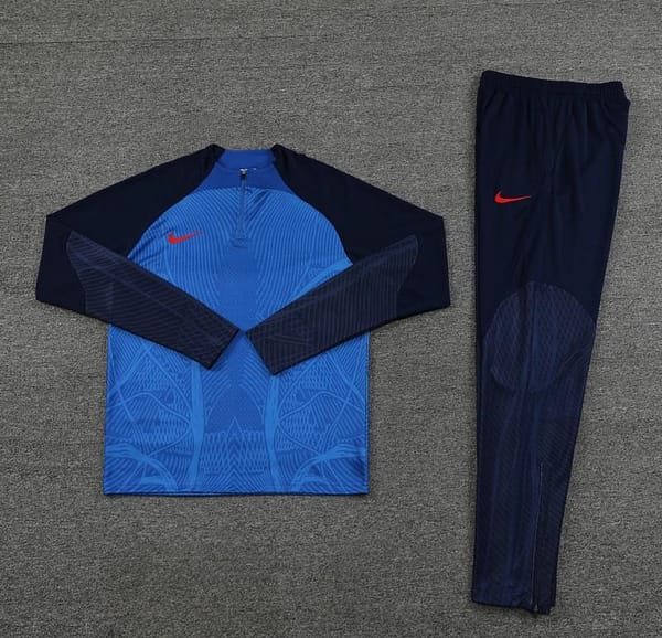 2024 Nike Blue/Navy Half Zipper Jacket+Pants - Image 3