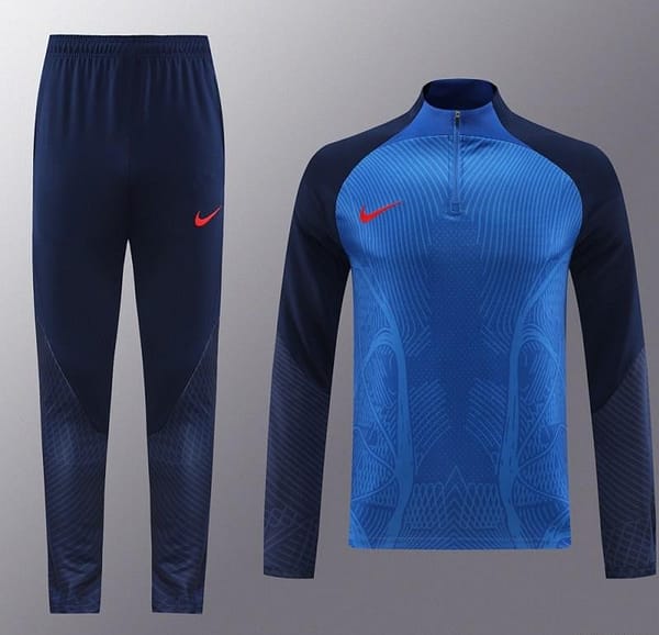 2024 Nike Blue/Navy Half Zipper Jacket+Pants - Image 13