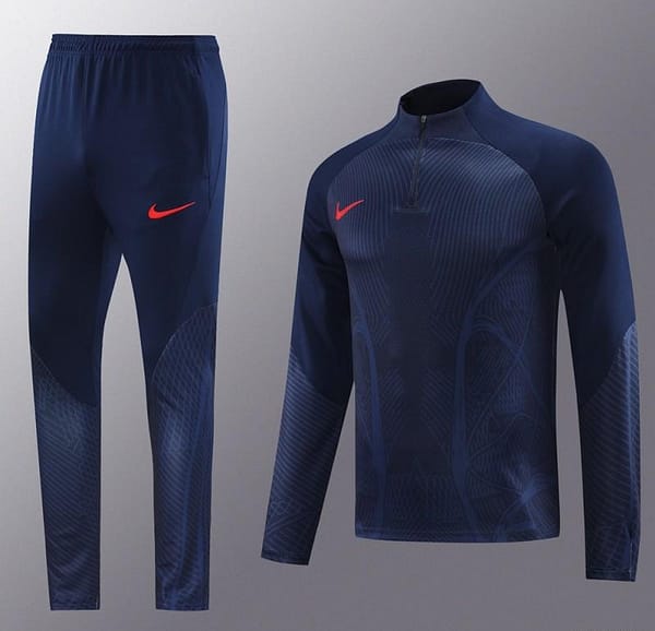 2024 Nike Navy Half Zipper Jacket+Pants - Image 13