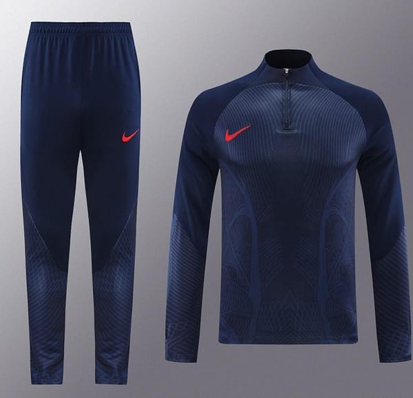 2024 Nike Navy Half Zipper Jacket+Pants - Image 14
