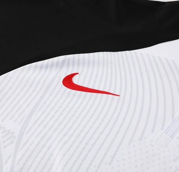 2024 Nike White/Black Half Zipper Jacket+Pants - Image 8