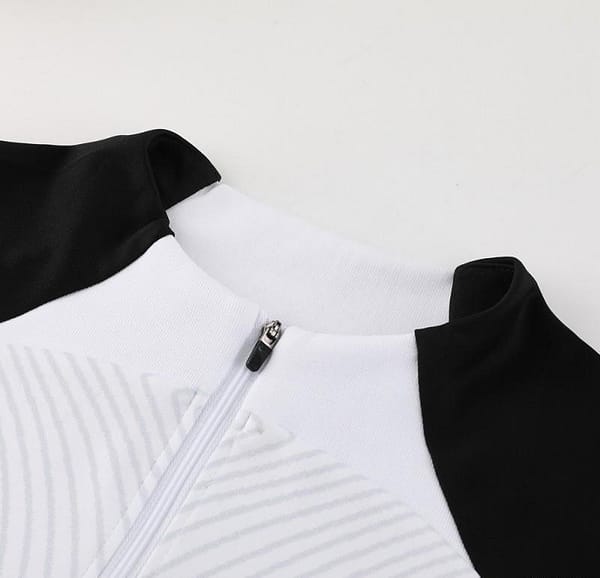 2024 Nike White/Black Half Zipper Jacket+Pants - Image 9