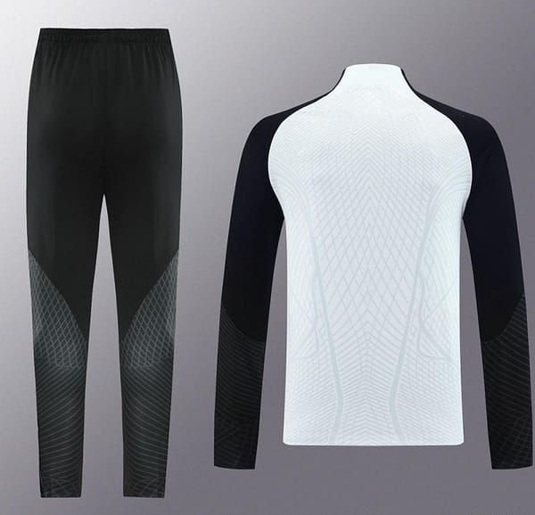 2024 Nike White/Black Half Zipper Jacket+Pants - Image 17