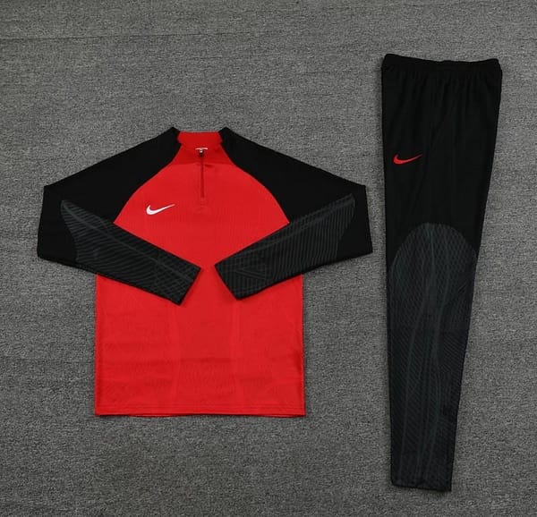 2024 Nike Red/Black Half Zipper Jacket+Pants - Image 21