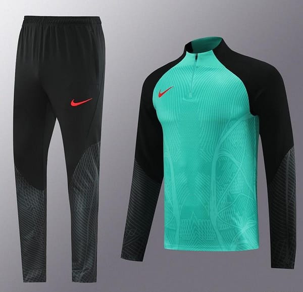 2024 Nike Green/Black Half Zipper Jacket+Pants - Image 7