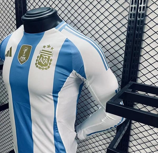 Player Version 2024 Argentina Long Sleeve Home Jersey - Image 4
