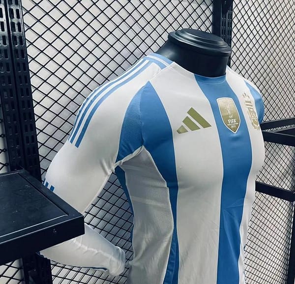 Player Version 2024 Argentina Long Sleeve Home Jersey - Image 5
