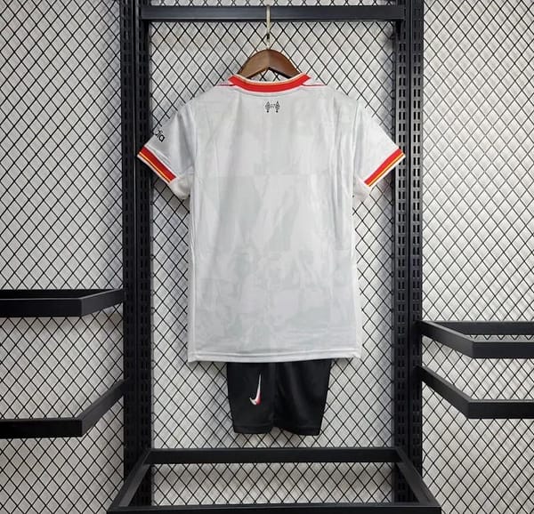 24/25 Kids Liverpool Third White Jersey - Image 2