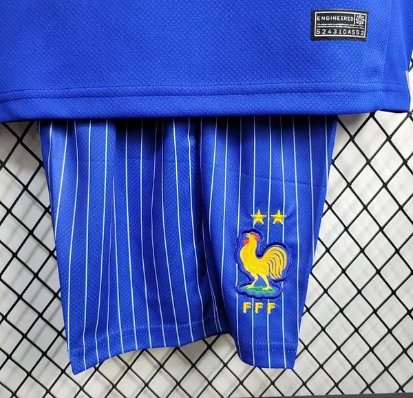 24/25 Kids France Home Jersey - Image 8