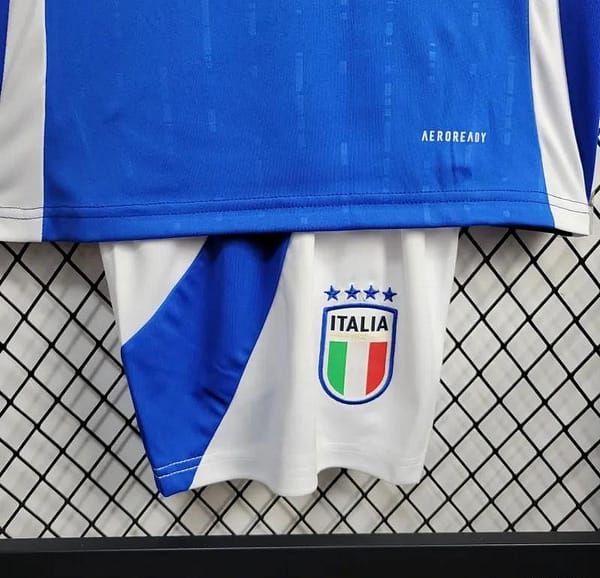 2024 Kids Italy Home Jersey - Image 3