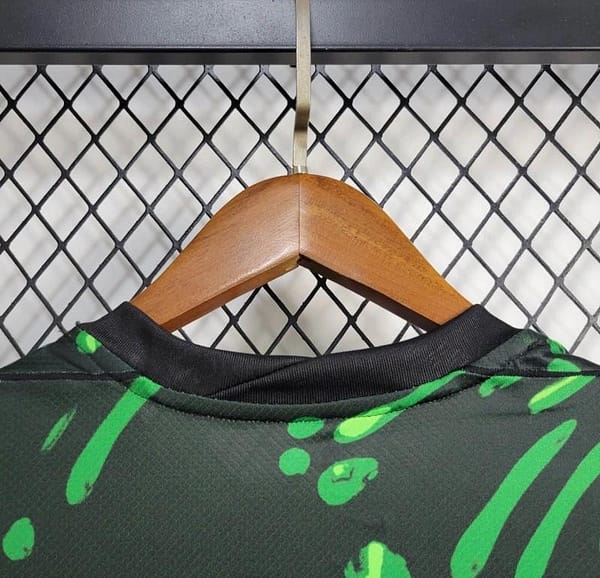 2024 Nigeria Away Green Black Jersey - Image 3