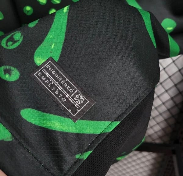 2024 Nigeria Away Green Black Jersey - Image 4