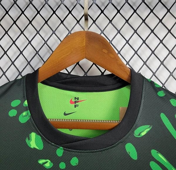 2024 Nigeria Away Green Black Jersey - Image 6