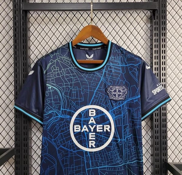 24/25 Bayer 04 Leverkusen Charcoal Blue Special Jersey - Image 5