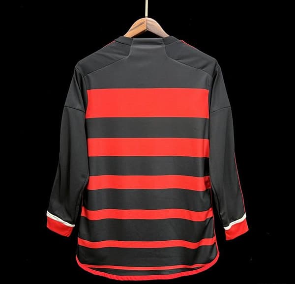 24/25 Flamengo Home Long Sleeve Jersey - Image 2