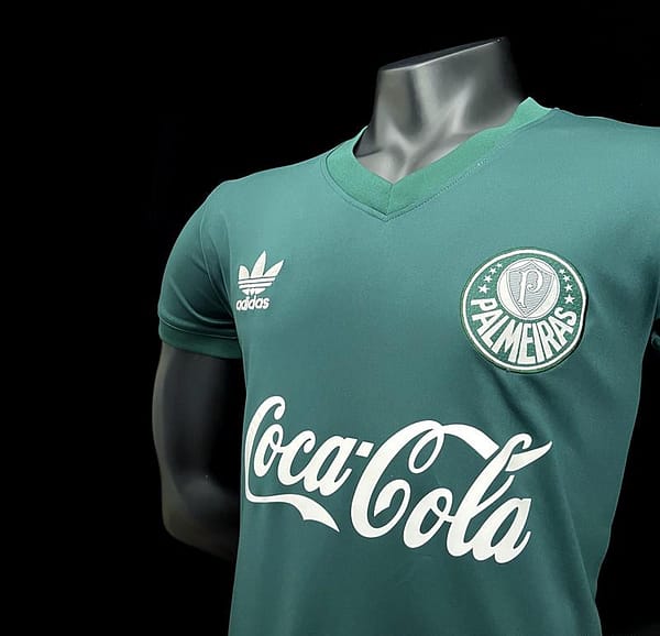 Retro 1980 Palmeiras Home Jersey - Image 3