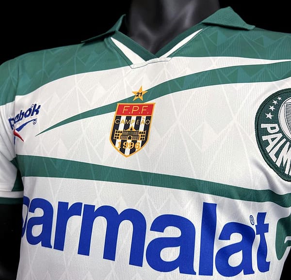 Retro 1986 Palmeiras Third White Jersey - Image 4