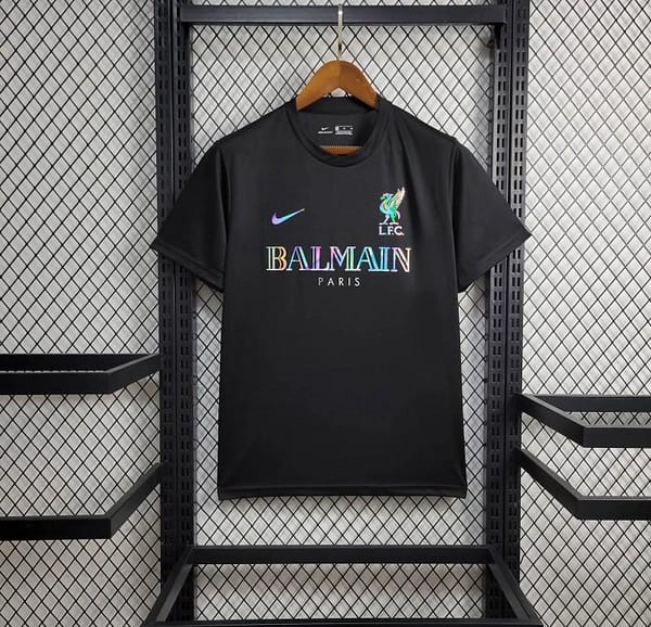 24/25 Liverpool x Balmain Black Training Jersey