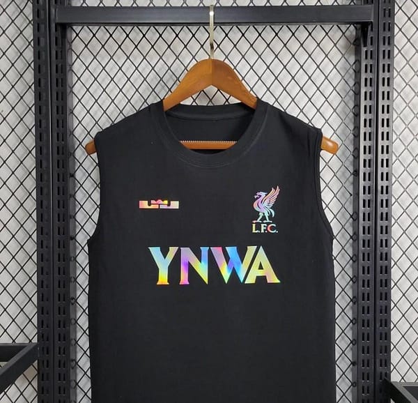 24/25 Liverpool x Lebron Black Vest Jersey - Image 2