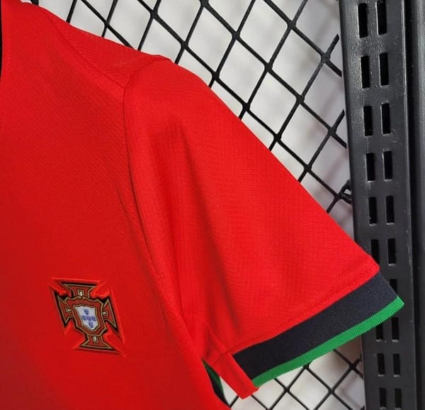 2024 Kids Portugal Home Jersey - Image 2