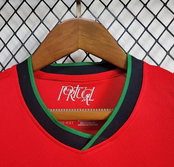 2024 Kids Portugal Home Jersey - Image 4