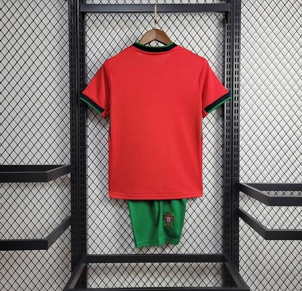 2024 Kids Portugal Home Jersey - Image 6