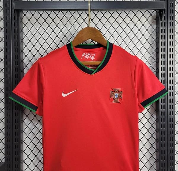2024 Kids Portugal Home Jersey - Image 8