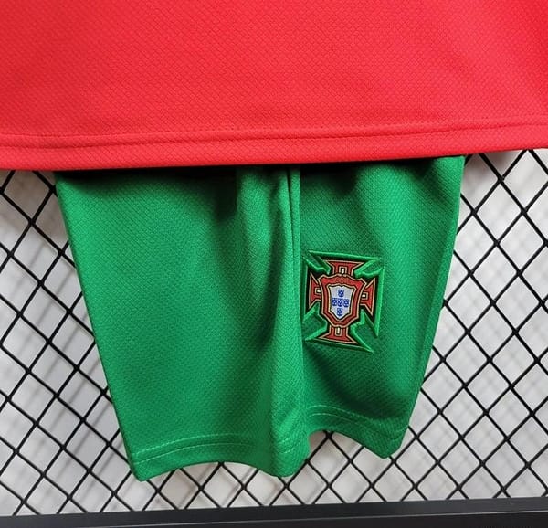 2024 Kids Portugal Home Jersey - Image 9