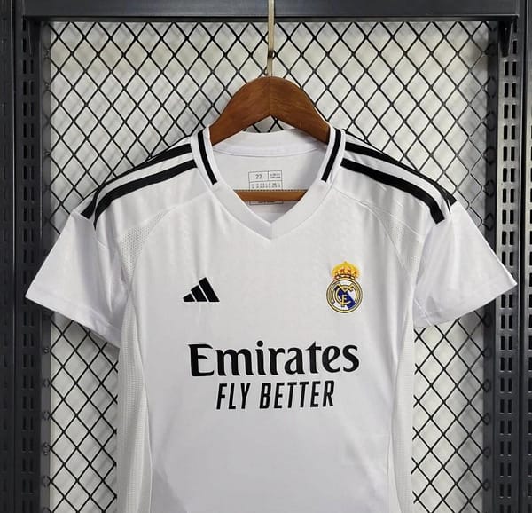 24/25 Kids Real Madrid Home Jersey - Image 7