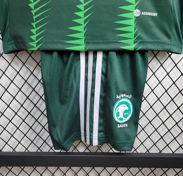 2024 Kids Saudi Arabia Home Jersey - Image 5