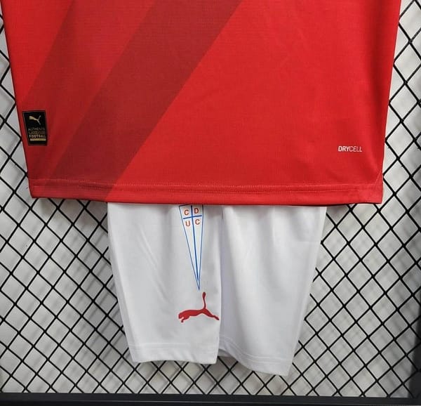 24/25 Kids Deportivo Universidad Catolica Away Red Jersey - Image 6