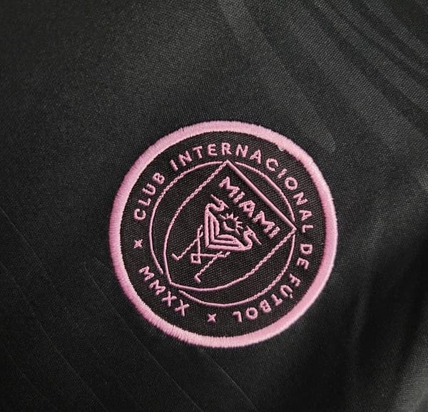 24/25 Kids Inter Miami Away Black Jersey With New Sponsor - Image 3