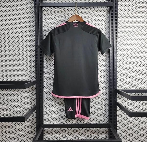 24/25 Kids Inter Miami Away Black Jersey With New Sponsor - Image 5