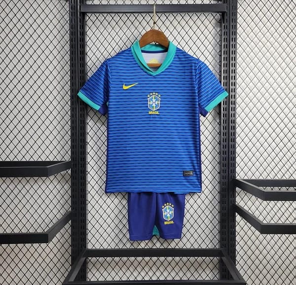 24/25 Kids Brazil Away Jersey