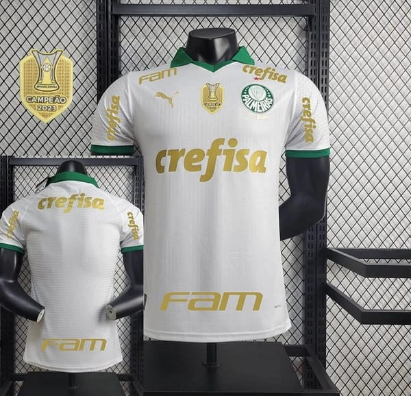 Player Version 24/25 Palmeiras Away Jersey + All Sponsors and Chest Patch - Image 3