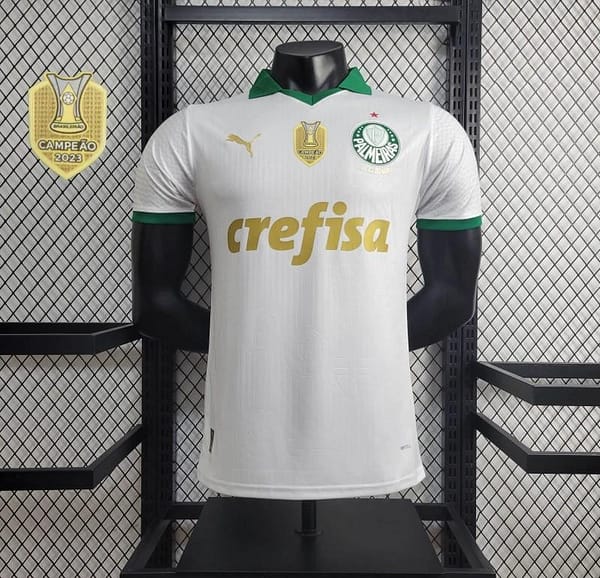 Player Version 24/25 Palmeiras Away Jersey + All Sponsors and Chest Patch - Image 4