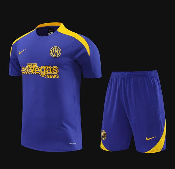 24/25 Inter Milan Blue Short Sleeve Jeresy+Shorts